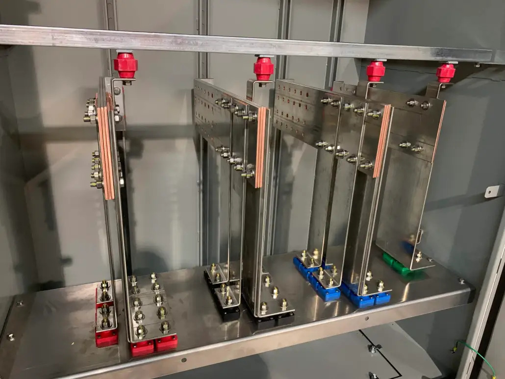 Extended electrolytic copper busbar trunking assembly